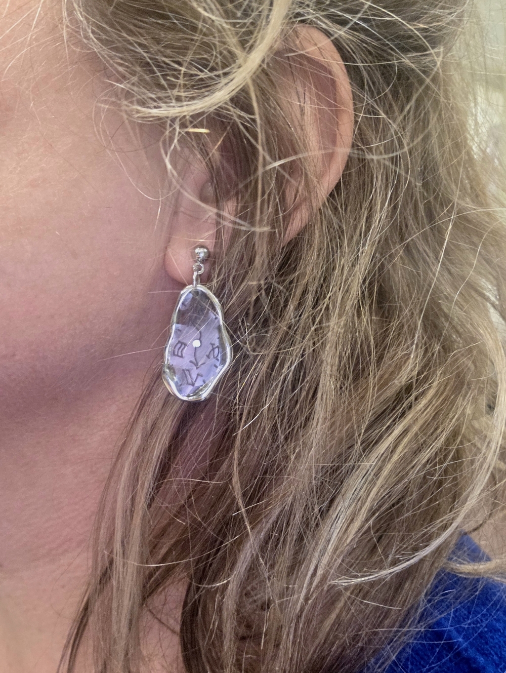 SALVADOR DALI SURREAL Melting CLOCK Dial Drop Earrings